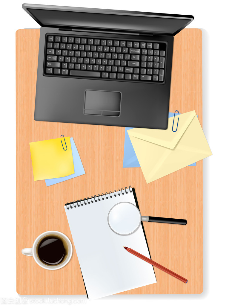 高效辦公必備 筆記本、計(jì)算器與其他矢量辦公用品